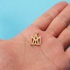 Stainless Steel Jewelry Accessories With Star Logo Pattern And Electroplated Mayday Concert Pendant