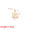 Stainless Steel Jewelry Accessories With Star Logo Pattern And Electroplated Mayday Concert Pendant