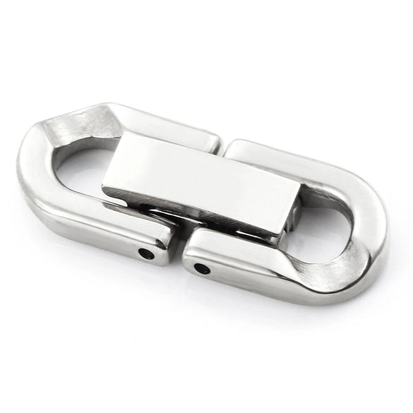 Stainless Steel Jewelry Buckle U Shaped Electroplated Connecting Buckle For Necklace And Bracelet Accessories