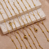 Stainless Steel Jewelry Chain Accessories With Dragon Pattern Handmade Electroplating Craft Minimalist Necklace Bracelet