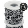 Stainless Steel Jewelry Chain With Egg Clasp Barbell For Punk Style Electrolytic Polishing Treatment