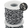Stainless Steel Jewelry Chain With Egg Clasp Barbell For Punk Style Electrolytic Polishing Treatment
