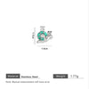 Stainless Steel Jewelry Cute Cartoon Pendant Handmade Diy Necklace With Totem Pattern And Dripping Oil Design