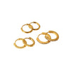 Stainless Steel Jewelry Earrings With Geometric Design And High Sense Style