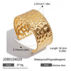 Stainless Steel Jewelry Modern Normcore Glossy Wavy Line Open Bracelet With Electroplating Design