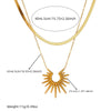Stainless Steel Jewelry Set With Electroplating Earrings Necklaces And Hand Accessories