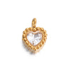 Stainless Steel Jewelry With Diamond Zircon Electroplated Geometric Earrings Bracelet Necklace