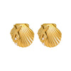 Stainless Steel 18K Electroplated Geometric Style Women's Earrings