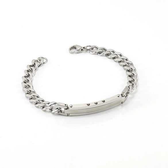 Stainless Steel 18K Electroplated Men's Bracelet
