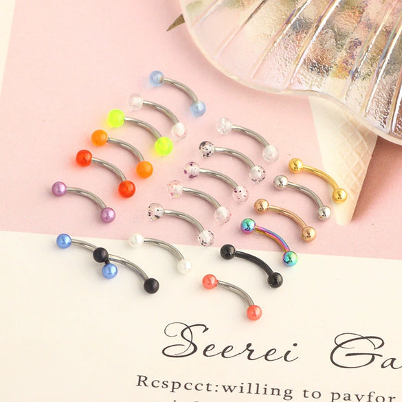 Stainless Steel 18K Electroplated The Crown Pattern Microinlaid Zircon Unisex Ear Nail Screw Ball Fashion Earrings