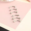 Stainless Steel 18K Electroplated The Crown Pattern Microinlaid Zircon Unisex Ear Nail Screw Ball Fashion Earrings