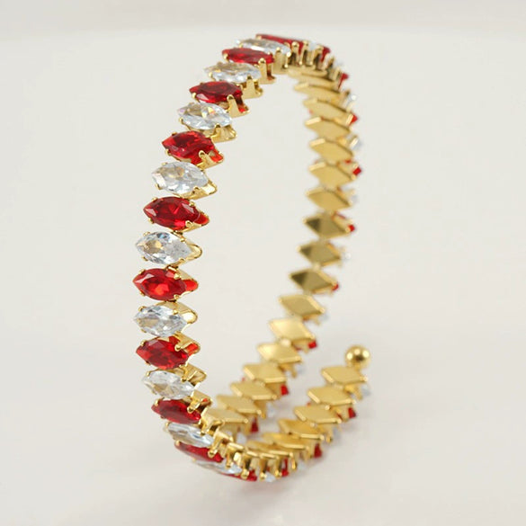 Stainless Steel 18K Geometric Women's Electroplated Bracelet
