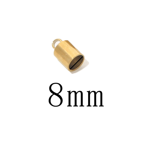 Stainless Steel 18K Gold Plated Bucket Cylinder Diy Jewelry Accessories Chain Buckle Rope Buckle Connecting Buckle With Electroplating