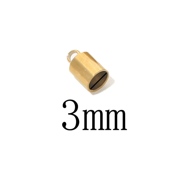 Stainless Steel 18K Gold Plated Bucket Cylinder Diy Jewelry Accessories Chain Buckle Rope Buckle Connecting Buckle With Electroplating