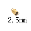 Stainless Steel 18K Gold Plated Bucket Cylinder Diy Jewelry Accessories Chain Buckle Rope Buckle Connecting Buckle With Electroplating