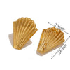 Stainless Steel 18K Gold Plated Electroplated Fish Pattern Diy Earrings Making Supplies Jewelry Accessories