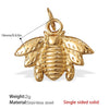 316L Stainless Steel 18K Gold Plated Pendant Jewelry Butterfly Flower Leaf Shape