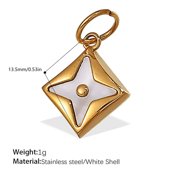 316L Stainless Steel 18K Gold Plated Sun Moon Pendant Jewelry Fashion Necklace For Women