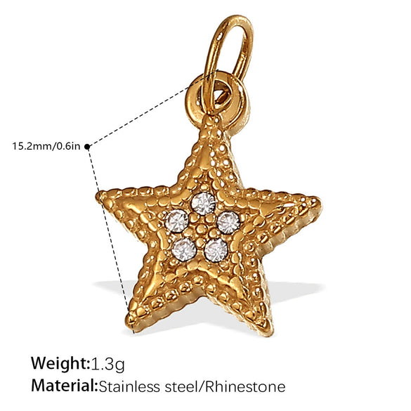 316L Stainless Steel 18K Gold Plated Sun Moon Pendant Jewelry Fashion Necklace For Women