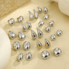 Stainless Steel 18K Gold Plated Women's Drop Earrings Jewelry