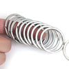 Stainless Steel Key Ring Handmade Jewelry Accessories With Geometric Totem And Electroplating