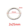 Stainless Steel Key Ring Handmade Jewelry Accessories With Geometric Totem And Electroplating