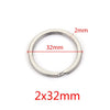 Stainless Steel Key Ring Handmade Jewelry Accessories With Geometric Totem And Electroplating