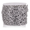 Stainless Steel Knotted Chain Jewelry Electroplated Bracelet Necklace Punk