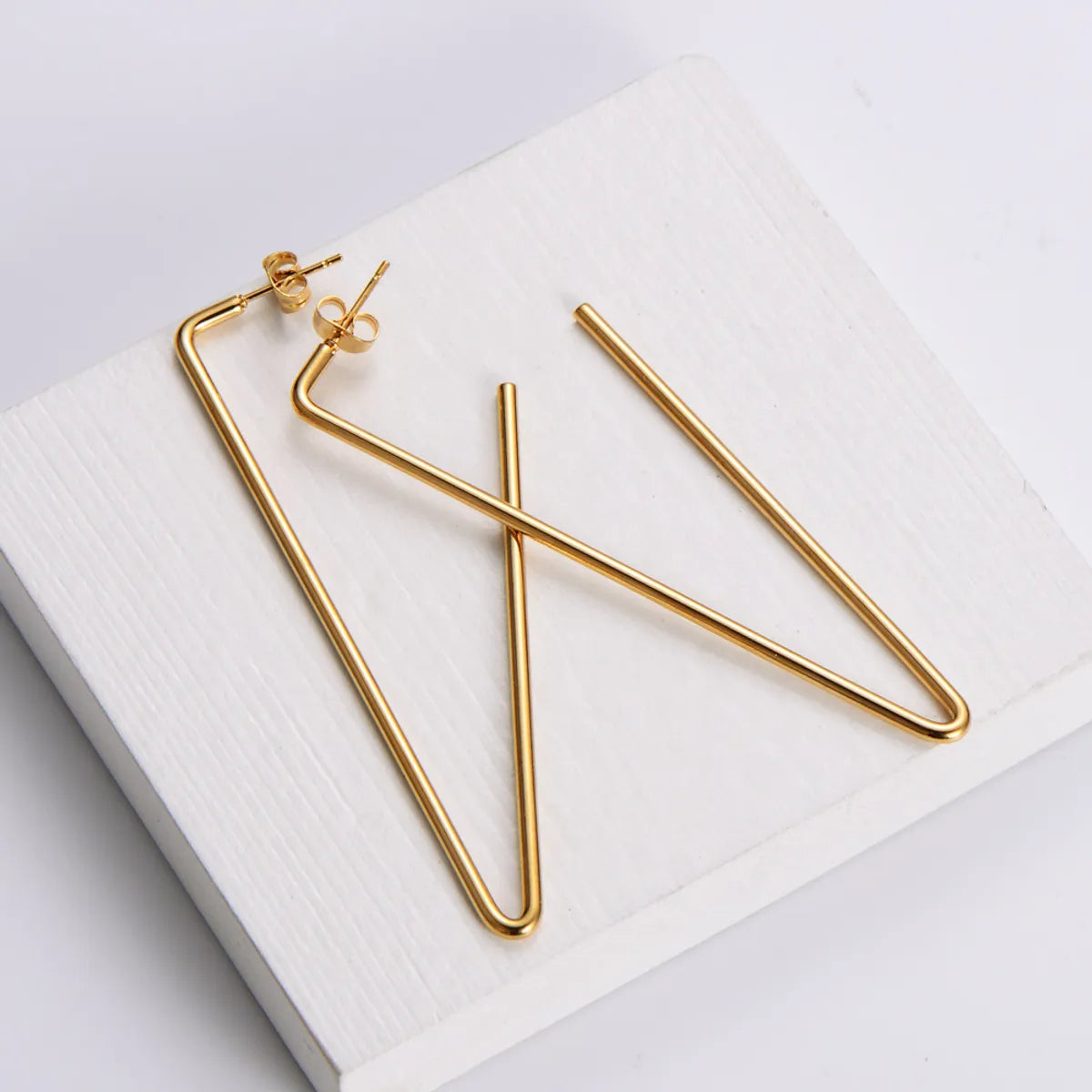 Stainless Steel Korean Women's Earrings Geometric Fashion Jewelry