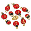 Stainless Steel Ladybug Pendant Jewelry Accessories With Dripping Oil Treatment