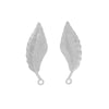 Stainless Steel Leaf Pendant Hip Hop Jewelry Accessories With Electroplating