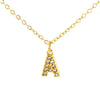316L Stainless Steel Letter Fashion Necklace Electroplated Cross Chain For Women