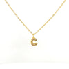 316L Stainless Steel Letter Fashion Necklace Electroplated Cross Chain For Women