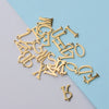 Stainless Steel Letter Jewelry Accessories Pendant With Fine Polishing