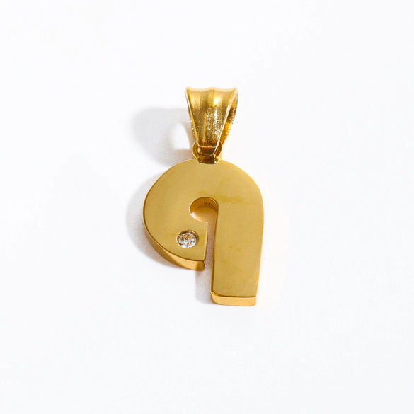 Stainless Steel Letter Necklace Electroplated Minimalist Accessories