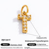 Stainless Steel Letter Pendant 18K Gold Plated Fashion Jewelry Accessories
