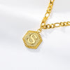 Stainless Steel Letters Anklet Necklace With Electroplating Design For Women