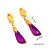 Stainless Steel Light Luxury Heart Shape Electroplating Women's Earrings