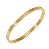 Stainless Steel Light Luxury Simple Fashion Ol Women's Bracelet With Electroplating And Geometric Design