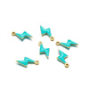Stainless Steel Lightning Inlay Pendant Jewelry Accessories