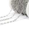 Stainless Steel Lip Chain Electroplated Fashion Apparel Jewelry Necklace Chain Accessories