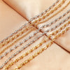 Stainless Steel Lip Chain Electroplated Fashion Apparel Jewelry Necklace Chain Accessories