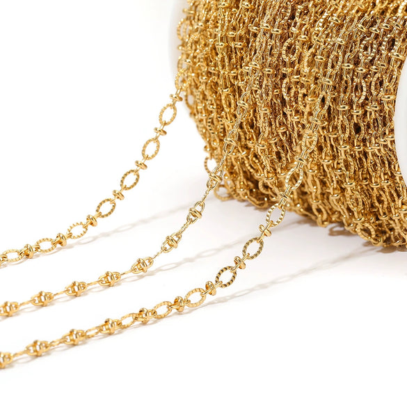 Stainless Steel Lip Chain Electroplated Fashion Apparel Jewelry Necklace Chain Accessories