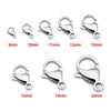 Stainless Steel Lobster Clasp Connecting Buckle For Diy Bracelet Necklace Jewelry Accessories Electroplated Round Shape