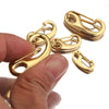 Stainless Steel Lobster Clasp Jewelry Accessories With Electroplating Treatment And Goatskin Rope