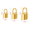 Stainless Steel Lock Pendant Accessories Electroplated Fashion Design For Necklace And Bracelet