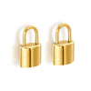 Stainless Steel Lock Pendant Accessories Electroplated Fashion Design For Necklace And Bracelet