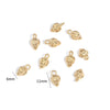 Stainless Steel Lotus Handmade Diy Goldplated Jewelry Accessories Connector For Necklace And Bracelet