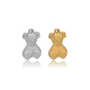 Stainless Steel Love Bear Pendant Electroplated Diy Sweater Necklace And Bracelet Pendant Accessories