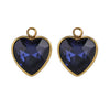 Stainless Steel Love Glass Niche Style 18K Electroplated Pendant Jewelry Accessories